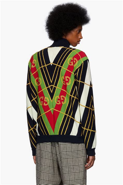 gucci zip sweater